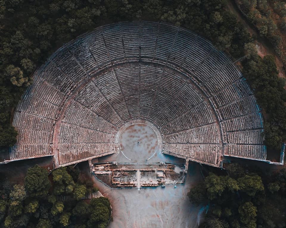 KourCostas's tweet photo. 27/3 World Theatre Day. 
Ancient Theatre of Epidaurus, Peloponnese, Greece. https://t.co/4X1v8T2EXf