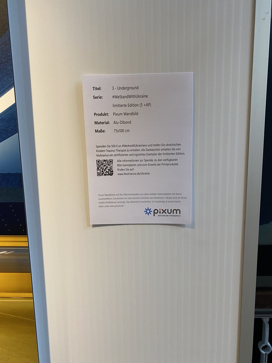 institutpfl's tweet image. #undergound @Mulinarius #mulinarius Yellow &amp;amp; Blue Against Forgetting #exhibition #redtownhall #berlin #weareallukrainians #westandwithukraine #standwithukraine #fullscalefreedom #slavaukraini #notforget #notforgotten
