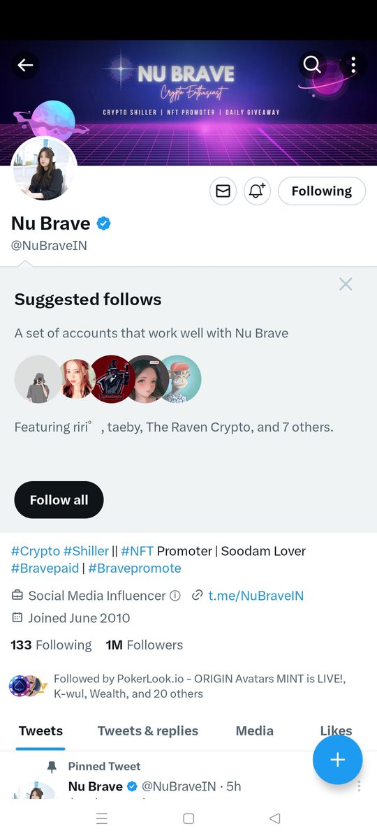 that_janina's tweet photo. @GiveAwayHost @ranpromoter @NuBraveIN Done ✅✅ https://t.co/fOMhECZrc6