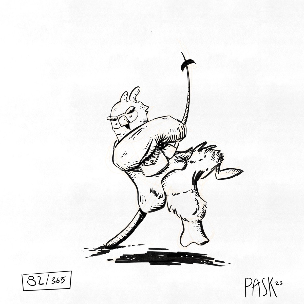 Doodle #082. More acrobatics