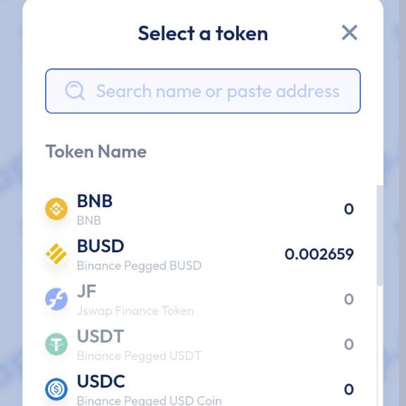 3️⃣ Select your preferred token pair: On the Jswap interface, you'll find a list of token pairs available for trading. Select the token pair you're interested in by clicking on it.

4️⃣ Enter the amount to trade: Once you've selected the token pair, enter the amount.