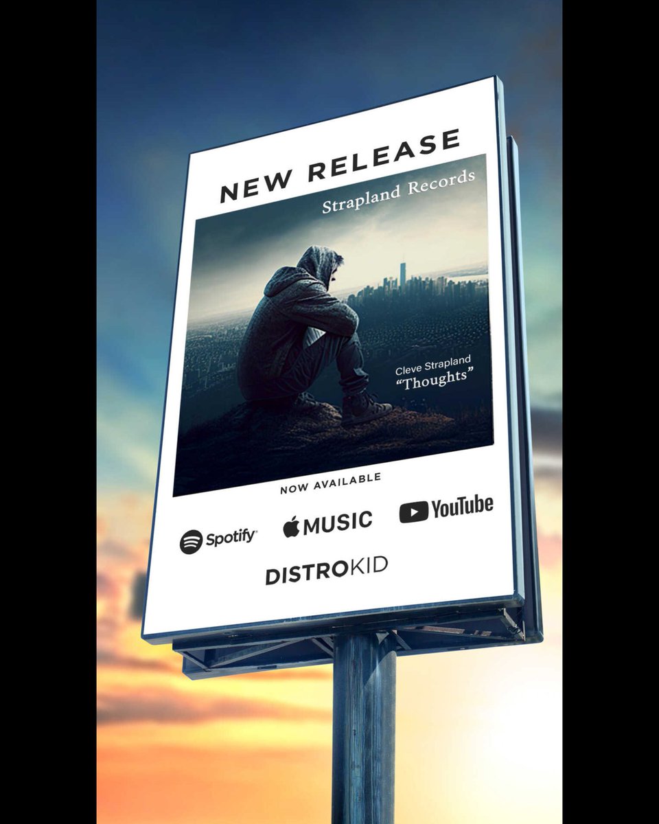 Straplandrecord's tweet photo. NEW MUSIC 🔥 Ready 📀 THOUGHTS 🤔🔥Stream #thoughts link is in my Bio. 

.. PRO by @cleve_strapland @straplandrecords 
. 
. 💥 #pop #alternative #distrokid 
 #NewMusic2023 #ultra2023 #arianagrande #popmusic #coldplay #untoldfestival  #tomorrowland #billieeilish #trending https://t.co/JWlSzejbrN