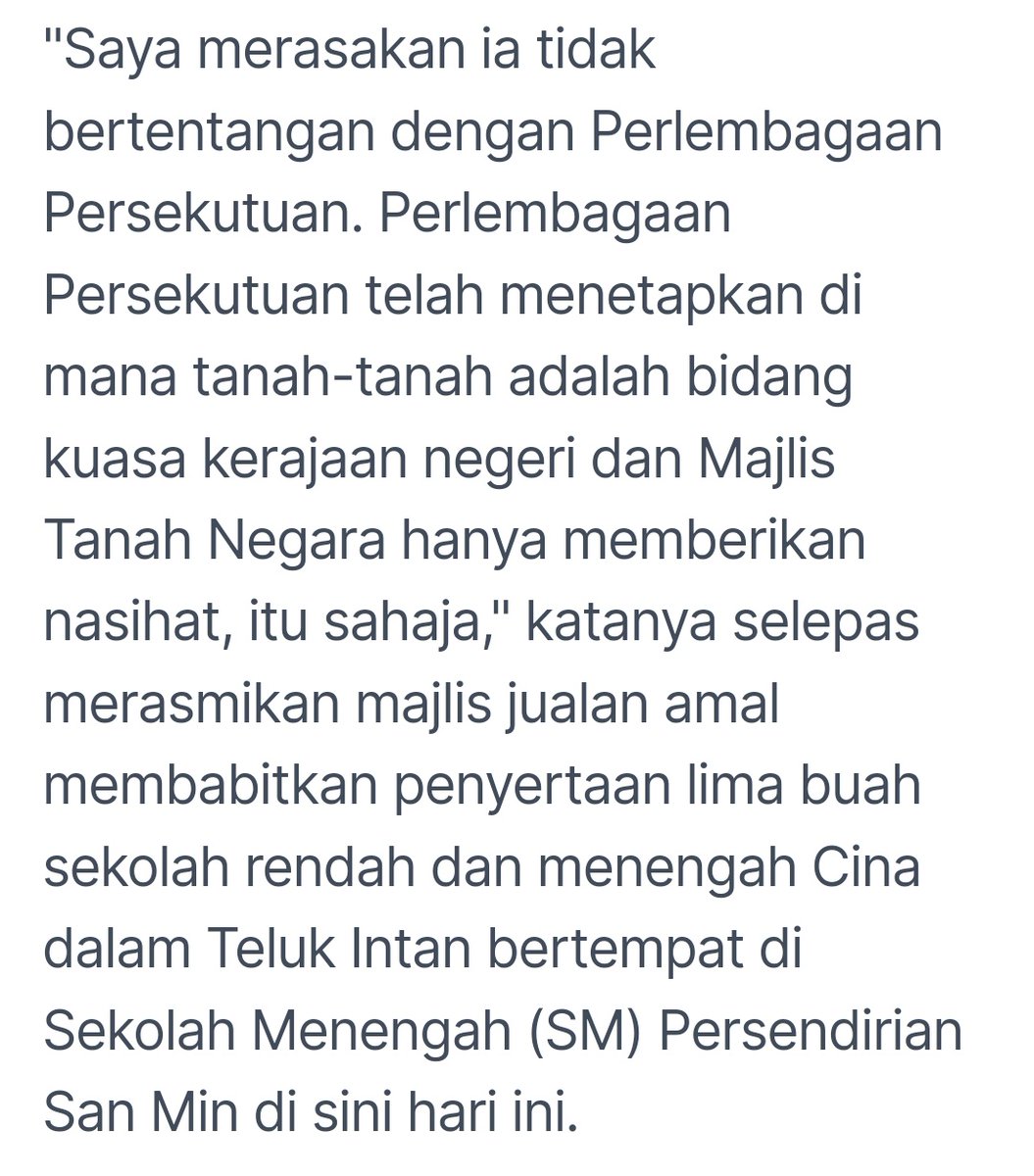 @HarithIskander actually, yes. many of them u can find trying to misuse the power. 
especially the top person.

one of the hundreds example. can just search their name and news.

he feel giving leasing 999 years to non bumi is nt against perlembagaan.