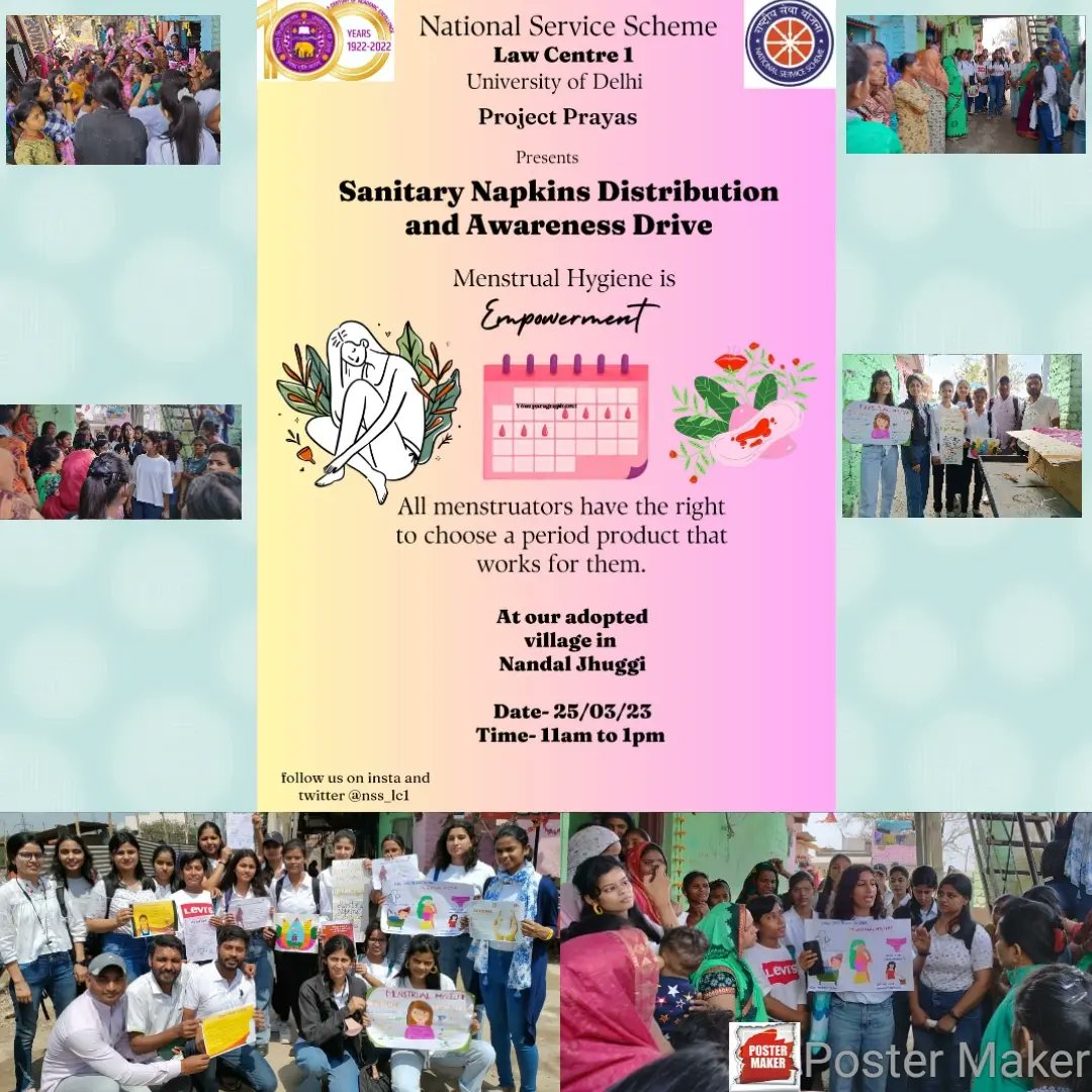 nss_lc1's tweet photo. NSS UNIT LC-1, Conducted Sanitary Pads Distribution Cum Awareness Drive In our adopted village on 25.03.23. 
During the drive our volunteers spread awareness among the people of our adopted village about mensuration hygiene and distributed sanitary pads. https://t.co/6O8if3IxzT
