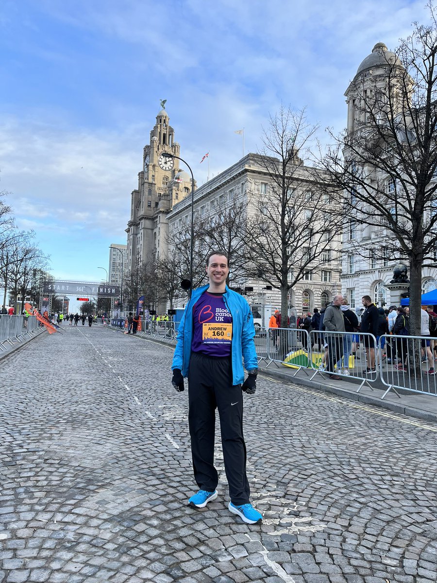 Liverpool Half Marathon 👏🏼🙌🏼 <a href="/bloodcancer_uk/">Blood Cancer UK</a>    justgiving.com/fundraising/an…
