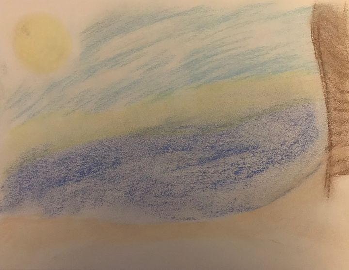 Art of the Day: "Beach Peace". Buy at: ArtPal.com/smartlove?i=18…