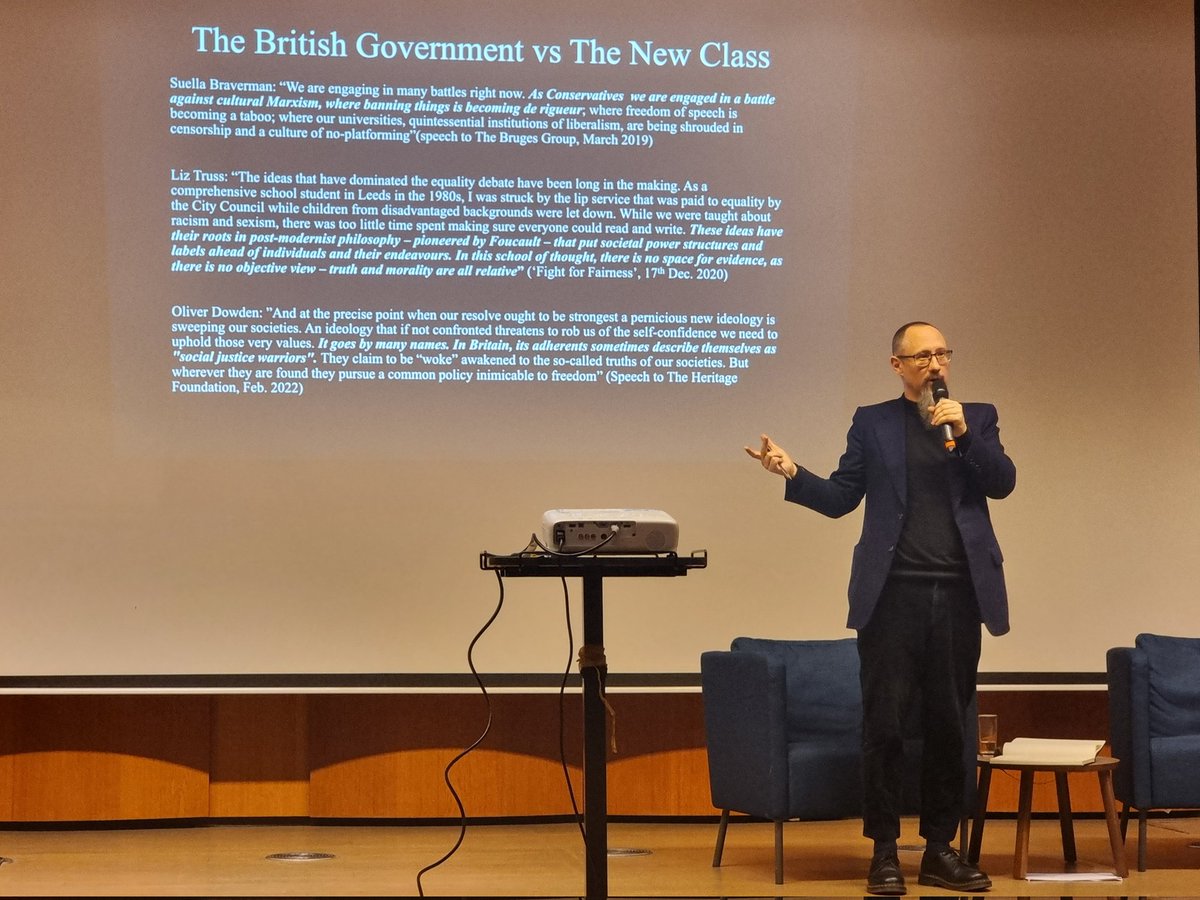 populismPSA's tweet photo. The keynotes of the conference were @dr_eklundh and @ProfAFinlayson, who gave provocative and inspiring presentations. Emmy argued that left-wing populism in Europe ends up reaffirming colonial dynamics. Alan discussed reactionary rhetoric on digital social media! #DTWF2 https://t.co/TbZ3Lbjiyj
