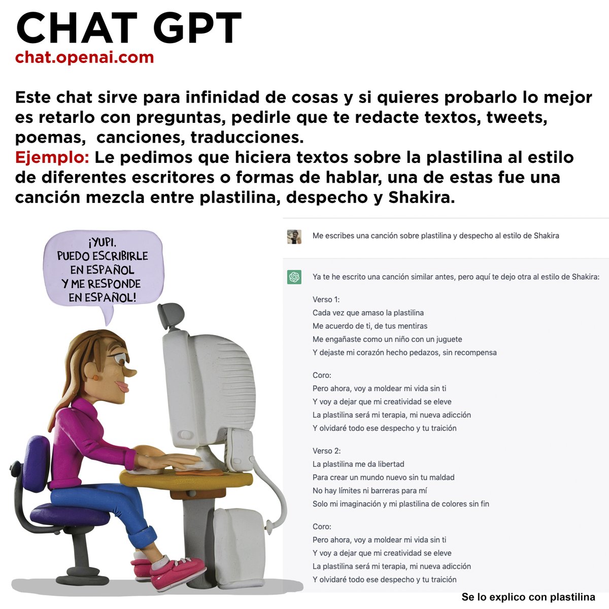 estoescambio's tweet photo. Les mostramos varias plataformas gratuitas con las que puede aprender sobre inteligencia artificial de una forma entretenida... en plastilina.
Por @altereddie 

https://t.co/q88WkXHKjo https://t.co/LIGV5fY4hn