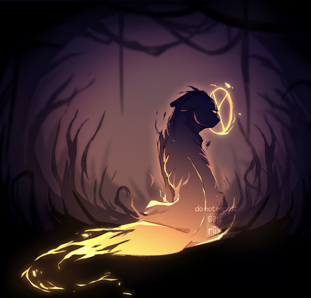 #RWArtMonth day 25 - achievement: the martyr

i absolutely love the passage art for this achievement, so i just had to incorporate the concept into this piece!
(featuring the martyr slug~ :3c)