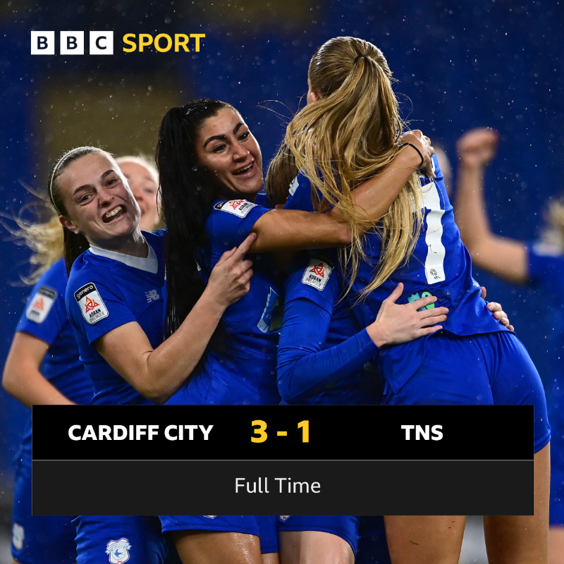 Cardiff City Women are crowned champions of the Adran Premier with a 3-1 win over TNS! 🏆 

#BBCFootball #GeneroAdranPremier