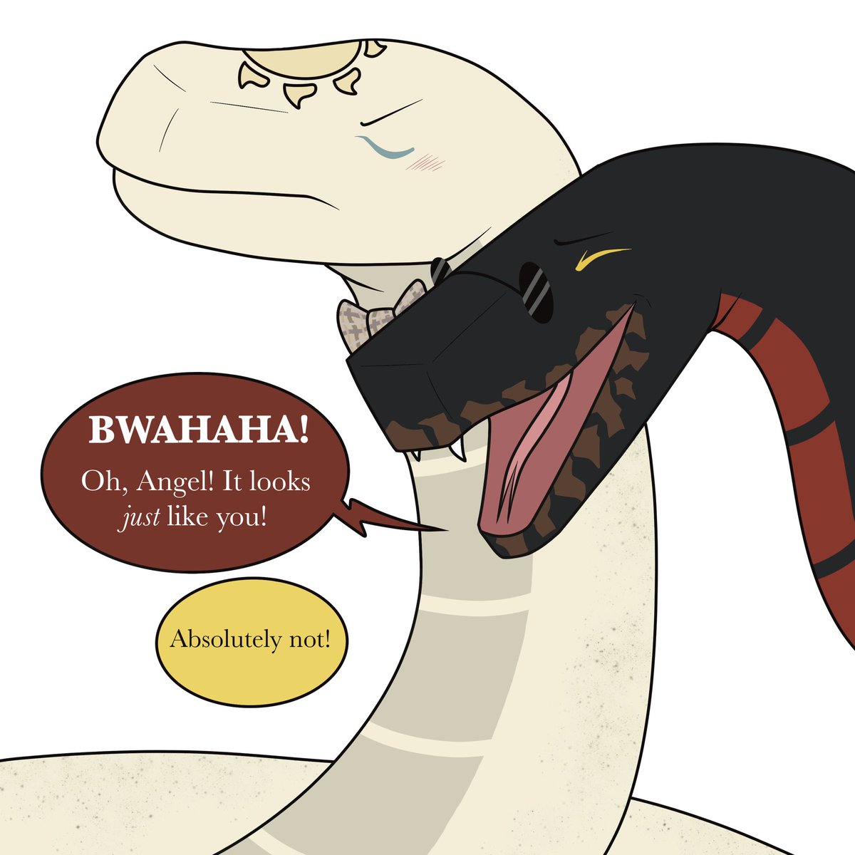 ShitArtHub's tweet photo. I just love it when their kids take the absolute piss out of their snads 😂😂 

#goodomensfanart #snusbands #snabies https://t.co/YOXddmlDKR