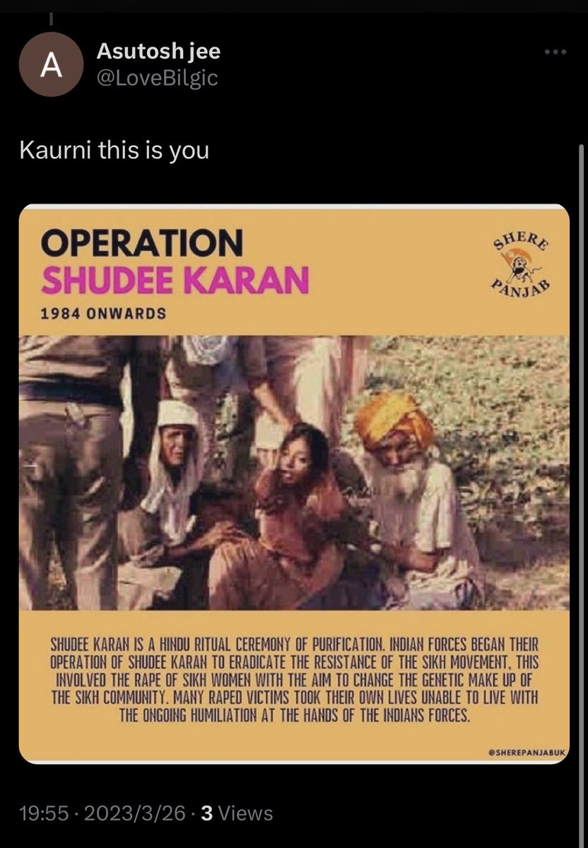 Indians Justifying the #Rape of Sikh Women in 1984