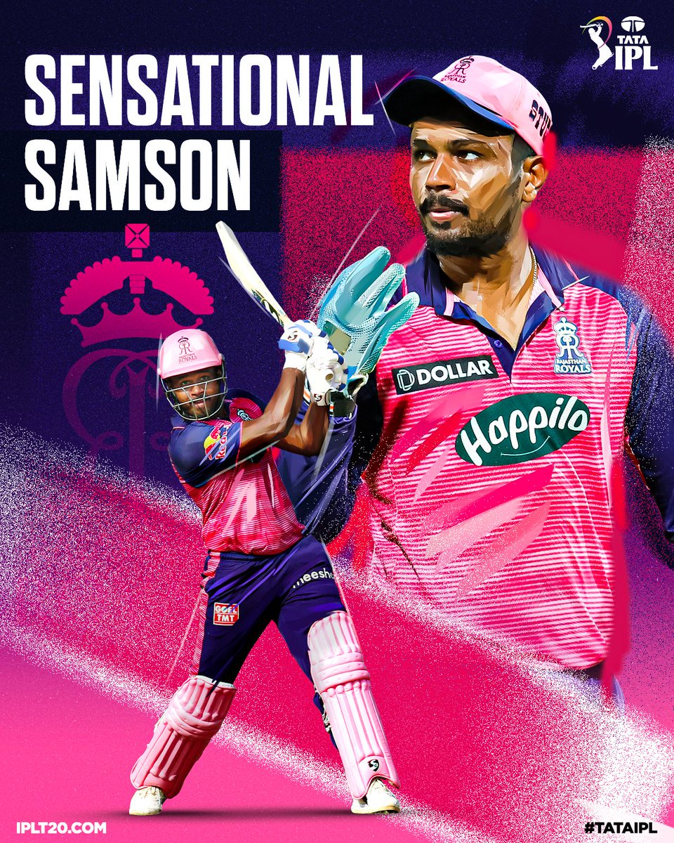 IPL's tweet photo. Sensational with the bat and gloves 😎

Skipper @IamSanjuSamson is ready to lead @rajasthanroyals to yet another memorable season in the #TATAIPL 🙌 https://t.co/n2elBMAd0O