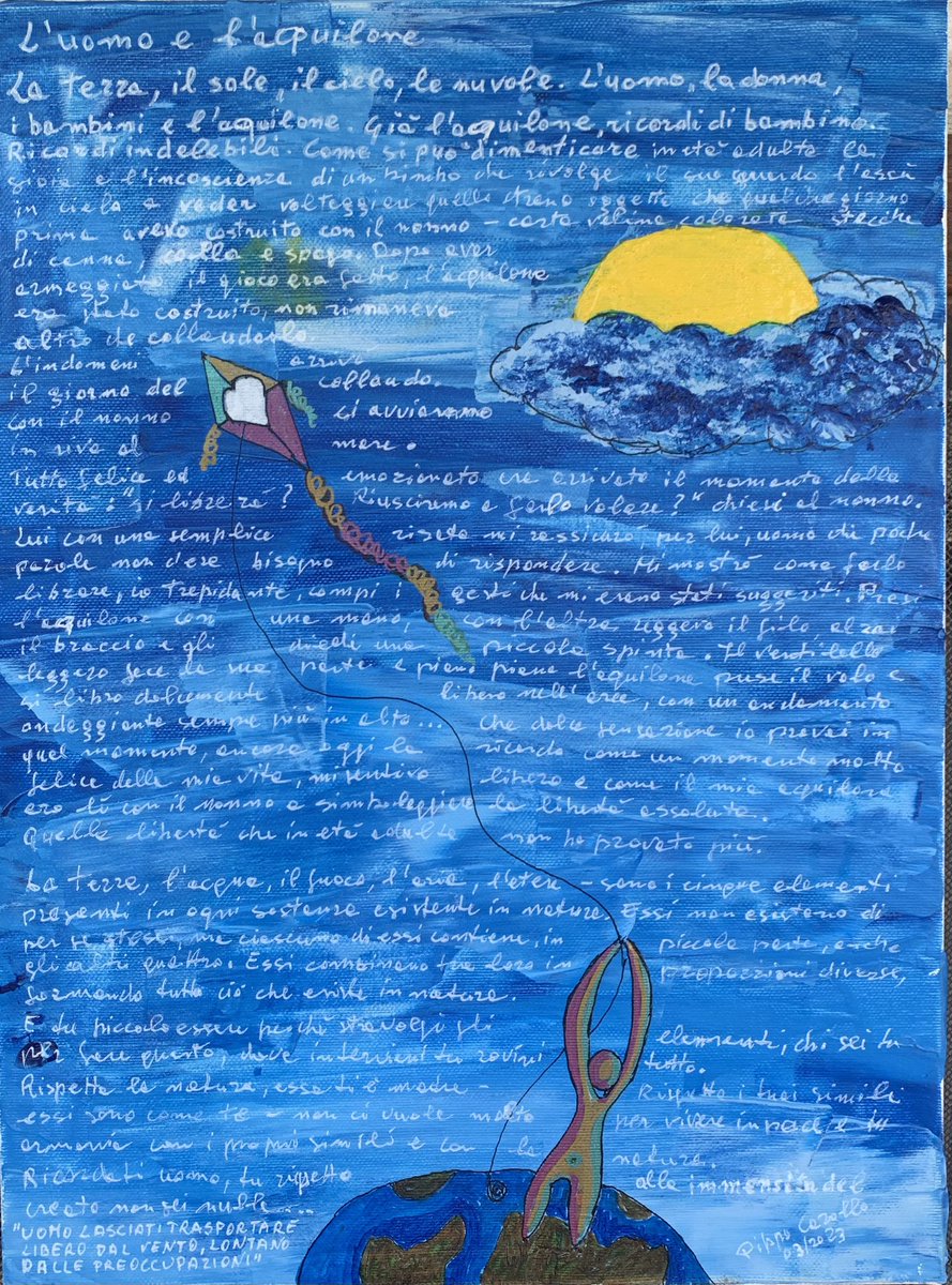 “L’uomo è l’aquilone”