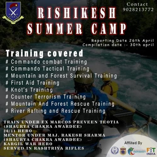 CommandoSchool's tweet photo. Chance to train under Marcos and Rashtriya Rifles unit soldiers (both are shaurya chakra awardee). Get trained by the best in the field - Ex Marcos &amp; 26/11 Hero @MarcosPraveen Teotia (SC) &amp; Mentor By Ex. Maj. @gorockgo_100 Kargil War Hero (SC). Contact us on 9028213772. https://t.co/b8OQyXdTcE