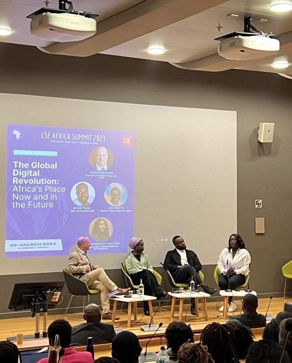 Fantastic conversations at the @LSEAfricaSummit this morning!

Challenged & encouraged to learn more about Africa’s place in the global digital revolution - particularly the power & impact of digital literacy!

@SakajaJohnson @andiaye_ @bosuntijani @LSEnews #LSEAfricaSummit2023