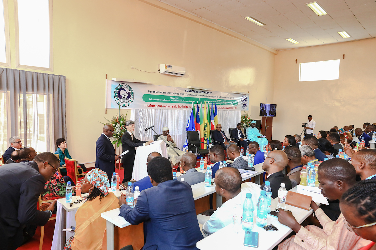 DMD Okamura: Happy to join ISSEA in Cameroon as CEMAC celebrates its 29th anniversary. The IMF stands by your side as the region tackles policy challenges including maintaining macroeconomic stability, investing in human capital, and growing the tax base. bit.ly/3z9jFV8