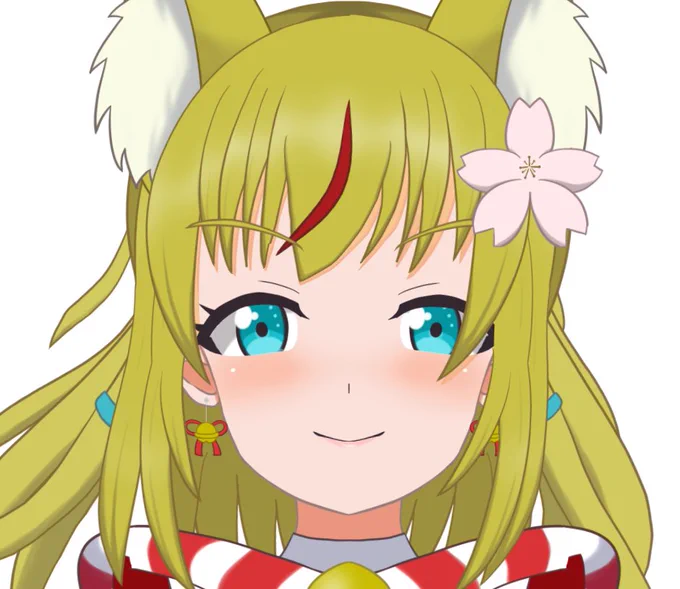 キツネ巫女ちゃん新←→旧(同一パラメーター時) 