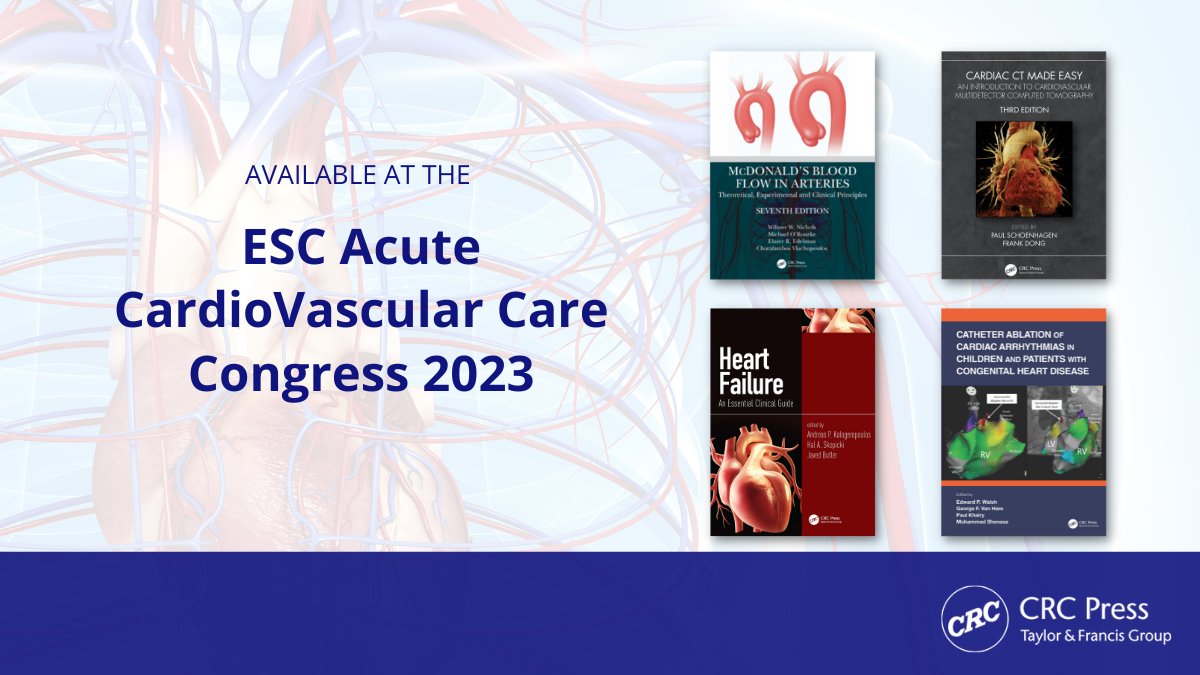CRC Press Medical (@crc_medical) on Twitter photo 'McDonald’s Blood Flow in Arteries' is an invaluable resource in the field of arterial hemodynamics.
This is a must-have for those furthering their learning about arterial structure and function & arterial blood flow.
Find it at the <a href="/WisepressBooks/">Wisepress Books</a> stand
#ACVC2023 <a href="/escardio/">European Society of Cardiology</a> 'McDonald’s Blood Flow in Arteries' is an invaluable resource in the field of arterial hemodynamics.
This is a must-have for those furthering their learning about arterial structure and function & arterial blood flow.
Find it at the <a href="/WisepressBooks/">Wisepress Books</a> stand
#ACVC2023 <a href="/escardio/">European Society of Cardiology</a>