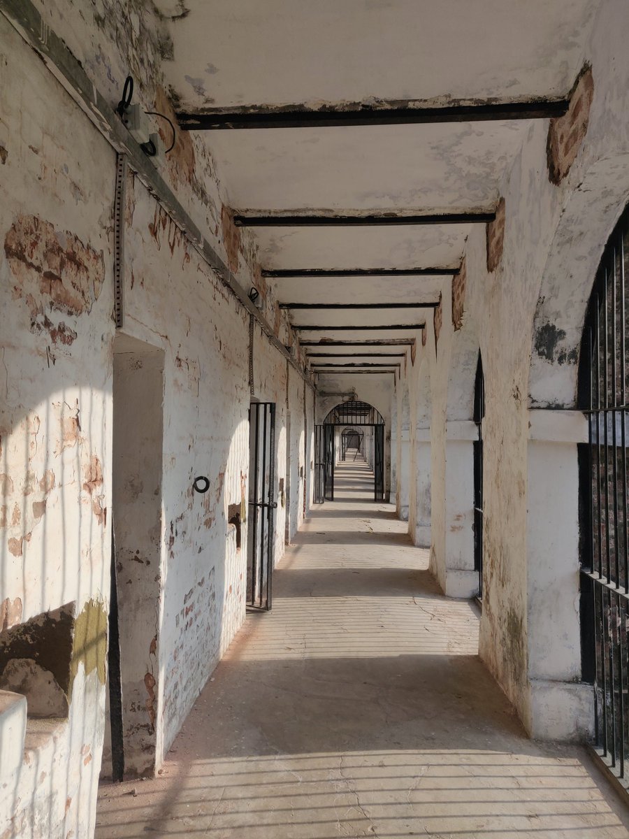 #CellularJail the most depressing place I've been to. 90% visitors do not seem mindful of the history and tragedy bound within the walls of these cells.