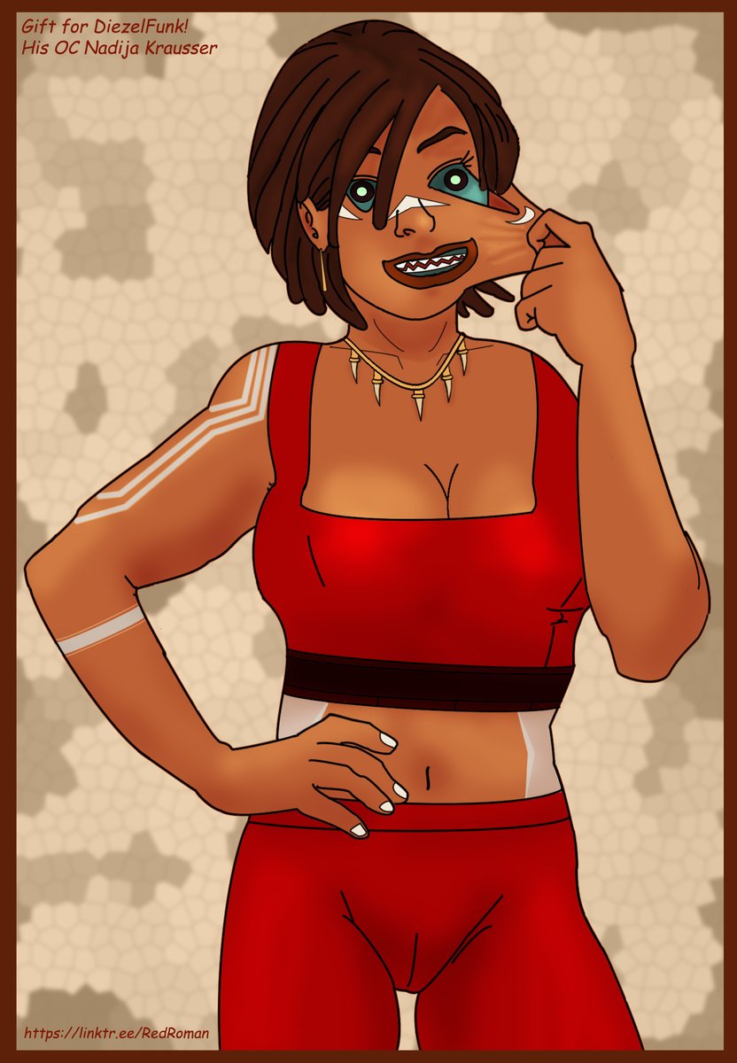 RedRoman87's tweet photo. A thank you gift for my friend Diezelfunk
Please support me at https://t.co/TDtOI4vdIo #mask #tugging #skinsuit #femalemasking #MonsterGirls #OC #gift https://t.co/9nf3ecHYCC