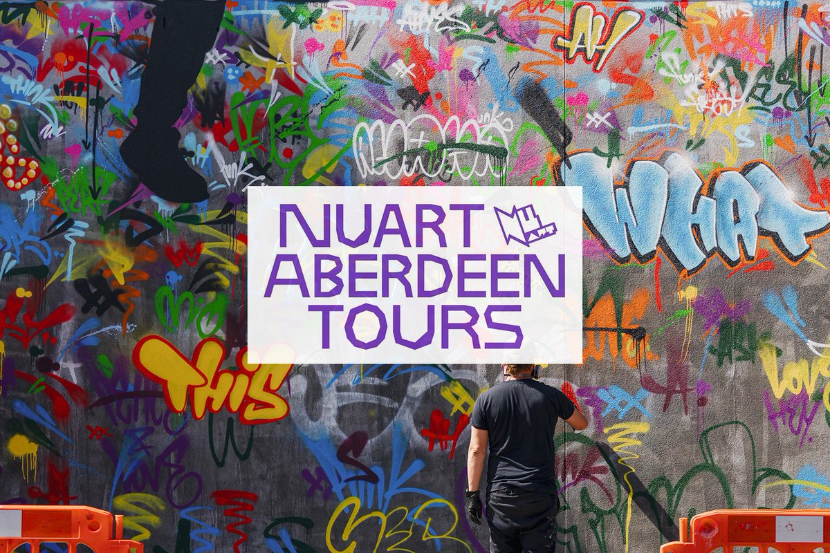 Tours are back today, meeting at the Castlegate at 1.30pm for a walk around some of last years murals and some of the smaller artworks dotted along our trail. 
It's free to join or you can donate, sign up here - eventbrite.co.uk/e/nuart-aberde…