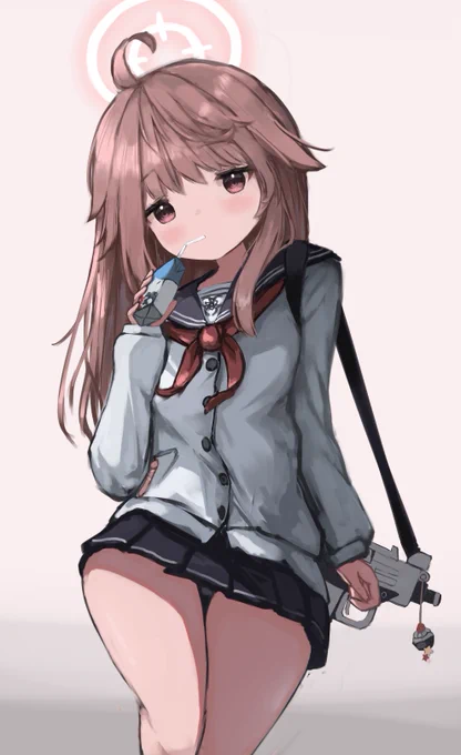 髪下ろしナツ #ブルアカ 