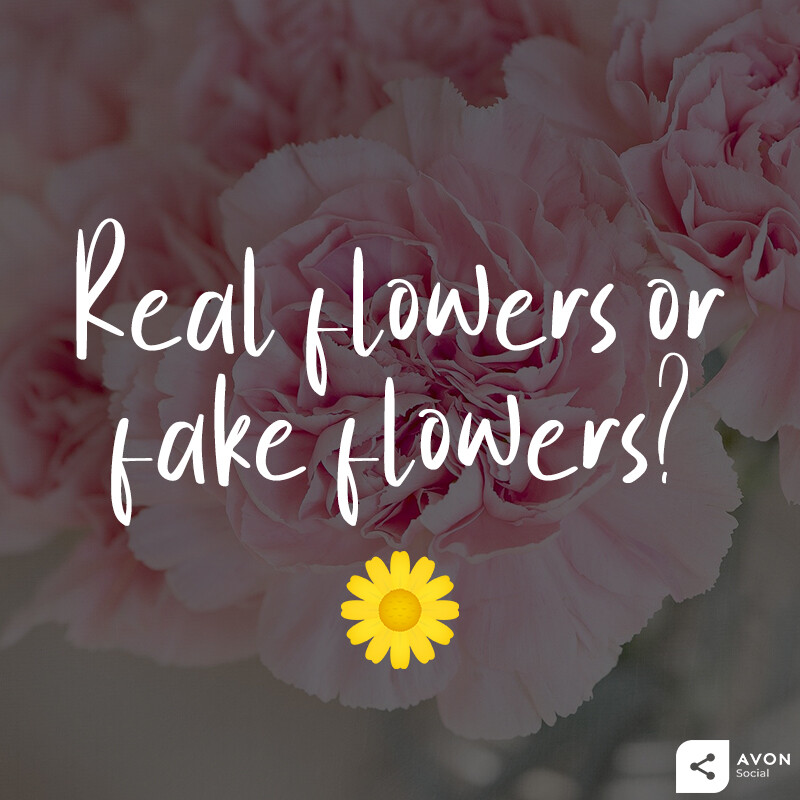 ErenasAvon's tweet photo. What do you prefer, fake or real flowers? 🌸
With the fake flowers you have the convenience of no maintenance, constant vibrant colours and no allergy worries.
But there is something about having the wonderfully look and floral scent of natural flowers. 
#Flowers #RealOrFake https://t.co/CXstDnRx3j