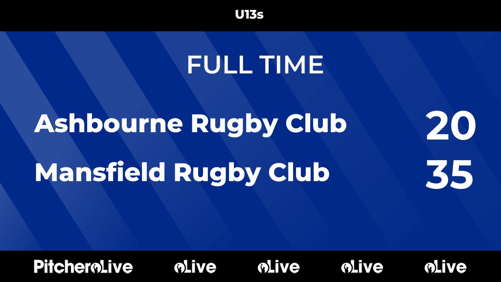 FULL TIME: Ashbourne Rugby Club 20 - 35 Mansfield Rugby Club
#ASHMAN #Pitchero
mansfieldrugby.co.uk/teams/54610/ma…