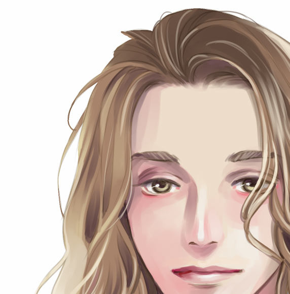 久々に美形に色を塗っております。 