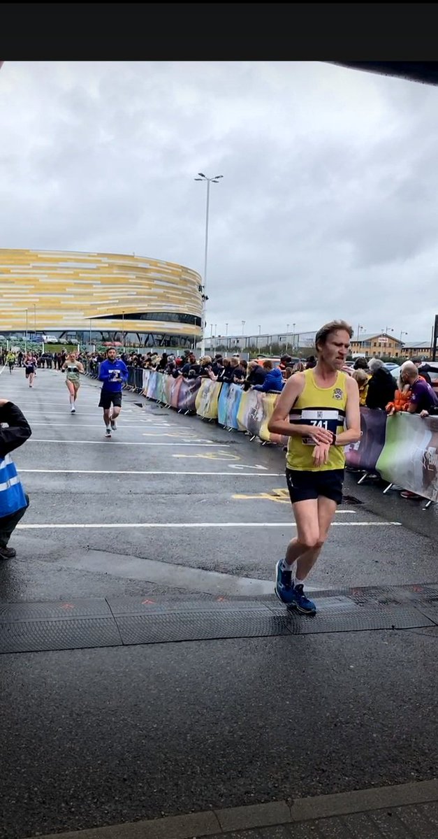 marathonjamie's tweet photo. Really pleased to be sub-45 again at the Derby 10k and as always, proud to wear the @HACCAthletics vest.  Good conditions to run in this morning.

My fourteenth Derby 10k in total. One day I am going to do a photo of all the t-shirts and medals!!

#derby10k #10k #running #upOwen https://t.co/hdW20hgizC
