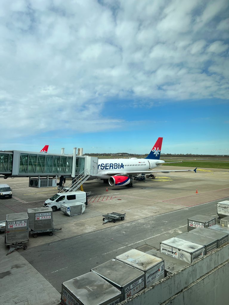 Bram_VDM's tweet photo. Hi from Belgrade! Flying JFK-CDG-BEG-TIA @airfrance @airserbia to attend a conference in Dürres, Albania. https://t.co/1g4LuSiOLK
