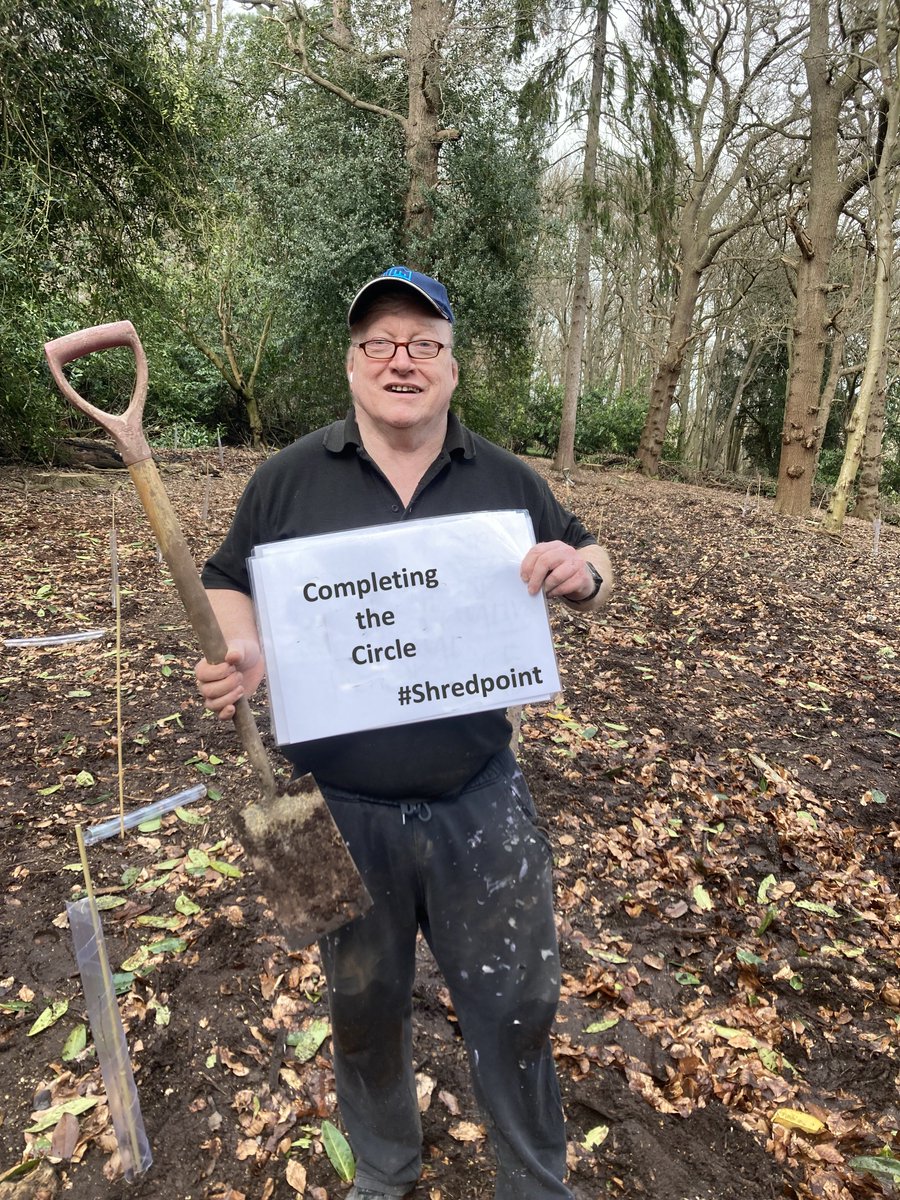 shredpoint's tweet photo. Shredpoint's Rob Anderson out with the Watford Chamber of Commerce and Beyond Trees planting trees and completing the recycling circle 
#shredpoint
#beyondtrees
#watfordchamber
#shreddingpaper https://t.co/syMo8o46tT