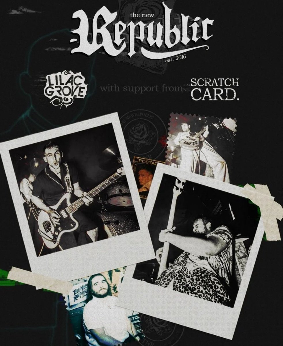 Lilac Grove (@lilacgroveband) on Twitter photo Gig Announcement! Buzzing to announce we're heading to the Chameleon 3rd May supporting @thenewrepublicuk with <a href="/scratchcardband/">SCRATCHCARD</a> Gig Announcement! Buzzing to announce we're heading to the Chameleon 3rd May supporting @thenewrepublicuk with <a href="/scratchcardband/">SCRATCHCARD</a>