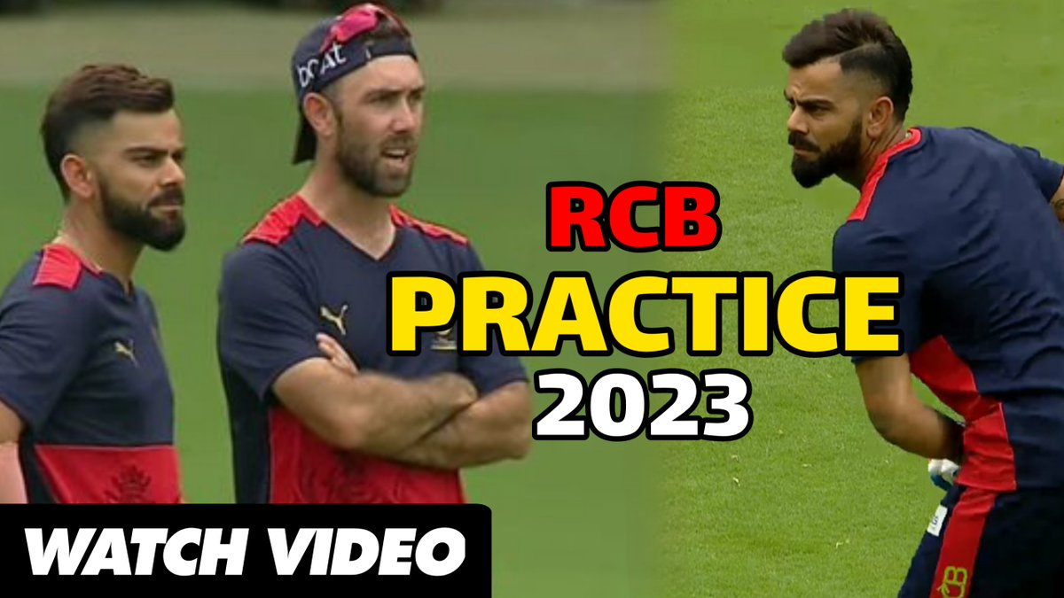 Video- youtu.be/_Q4X-jXC2ww RCB First Practice Session For IPL 2023 | Fan Gets Crazy For Virat Kohli & Glenn Maxwell #RCB #IPL2023 #ViratKohli #GlennMaxwell #RCBUnbox