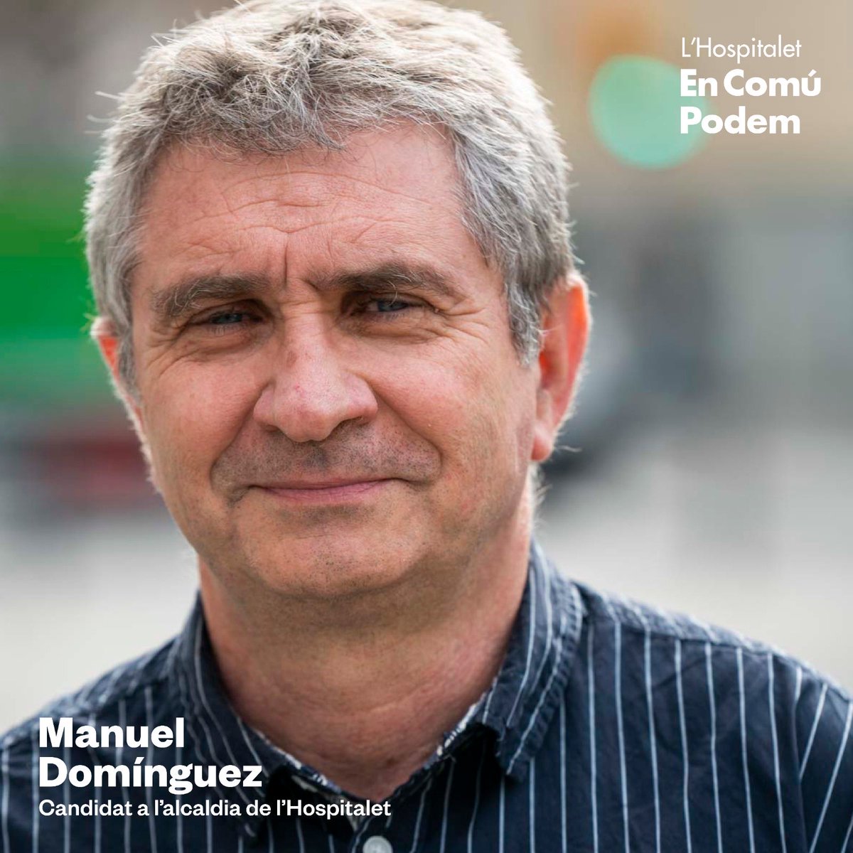 🟪 ⁦<a href="/ManuelDominLH/">Manuel Domínguez</a>⁩ #1 candidat a l’alcaldia de L’hospitalet

Manuel Domínguez és professor de secundària, pare, republicà, feminista, marxista-galeanista (de Galeano), nascut a la Florida fa 58 anys, treballa a Collblanc i és veí de Santa Eulàlia.