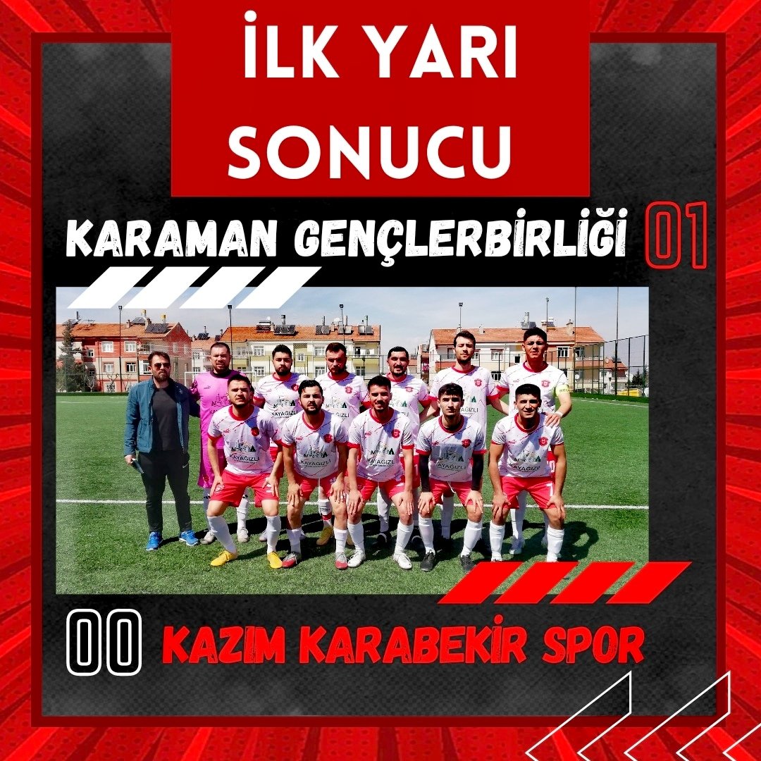 İY | Karaman Gençlerbirliği 1-0 Kazım Karabekir Spor 

#KGvKKS #yenidenzirveye🐺 #karamangençlerbirliği #karaman
@kkbspor