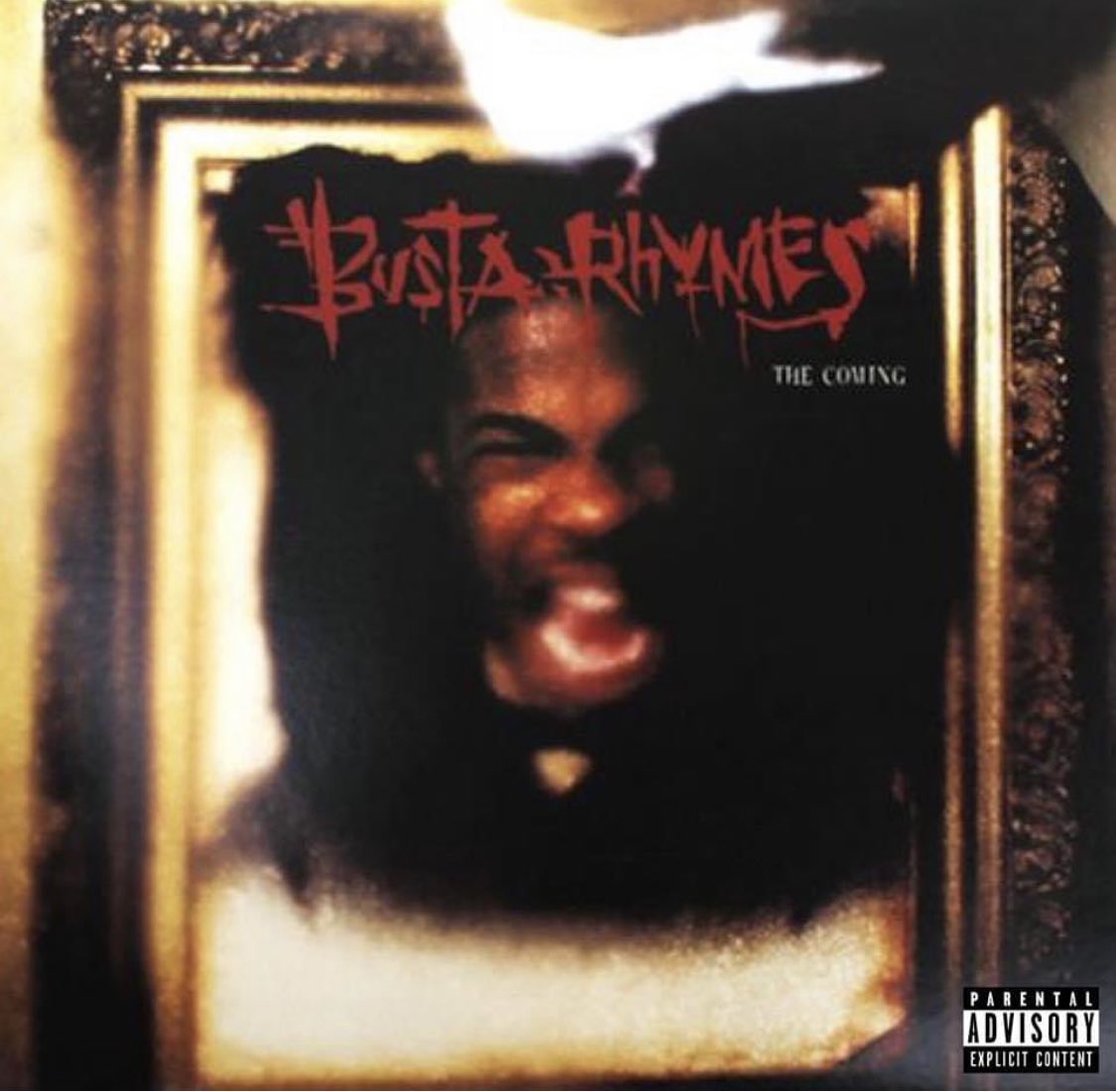 GrownUpRap's tweet photo. Rap History: Busta Rhymes (@BustaRhymes) - ‘The Coming’, released March 26, 1996. https://t.co/DvkwVg4UJ3