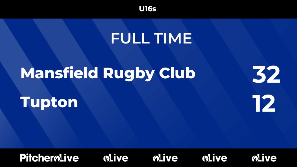 FULL TIME: Mansfield Rugby Club 32 - 12 Tupton
#MANTUP #Pitchero
mansfieldrugby.co.uk/teams/54612/ma…