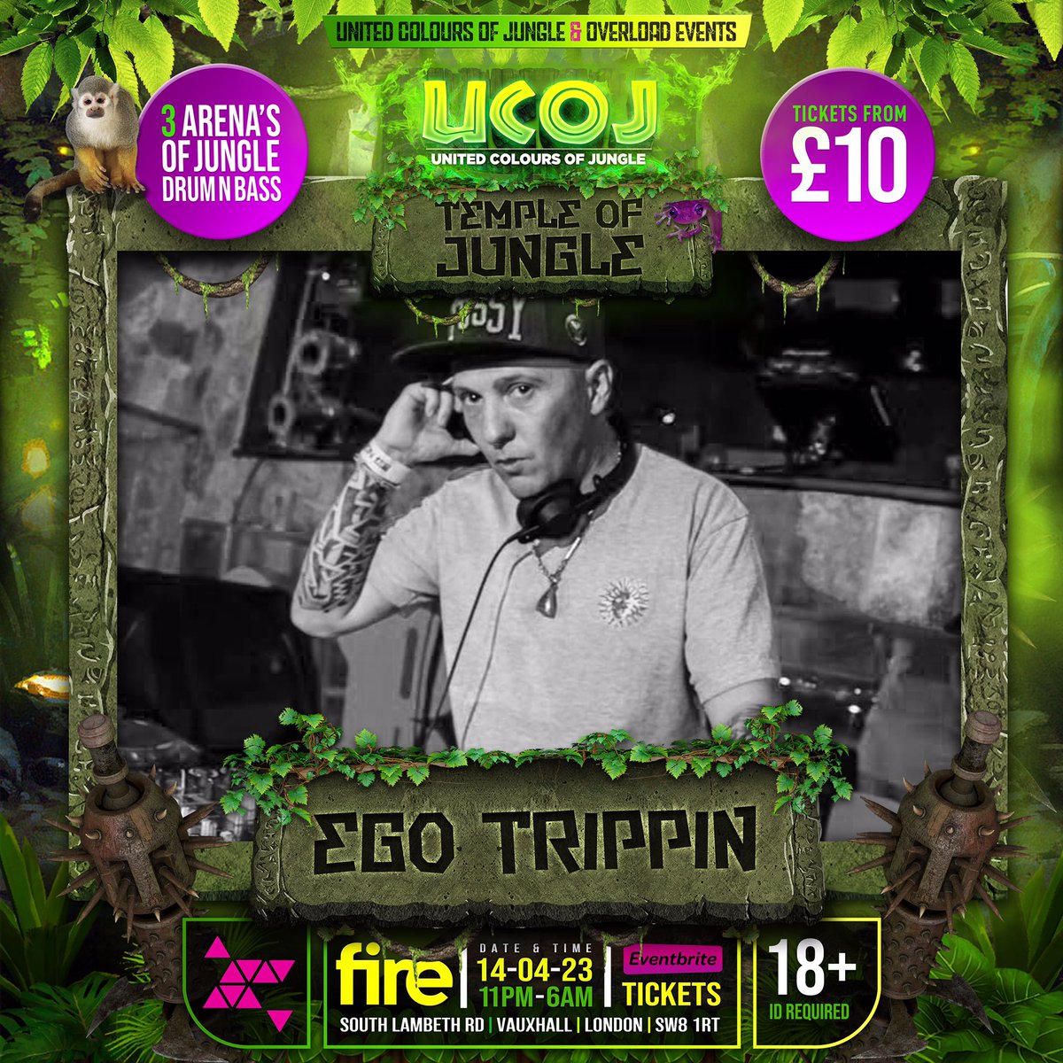 UTDCOLOURS's tweet photo. UNDER 3 WEEKS AWAY ⛔️⛔️⛔️

UCOJ : Temple of Jungle 
14/04/22 

Literally can’t wait for these 2 sets in the UNITED DRUMZ ARENA 🔥

@egotrippindnb ft @Eksman_mc  &amp; 
@DJPleasurednb ft @Herbziemc 

Dont Delay , Click the link > https://t.co/uewGjwD2ec https://t.co/0yW65AfiXo