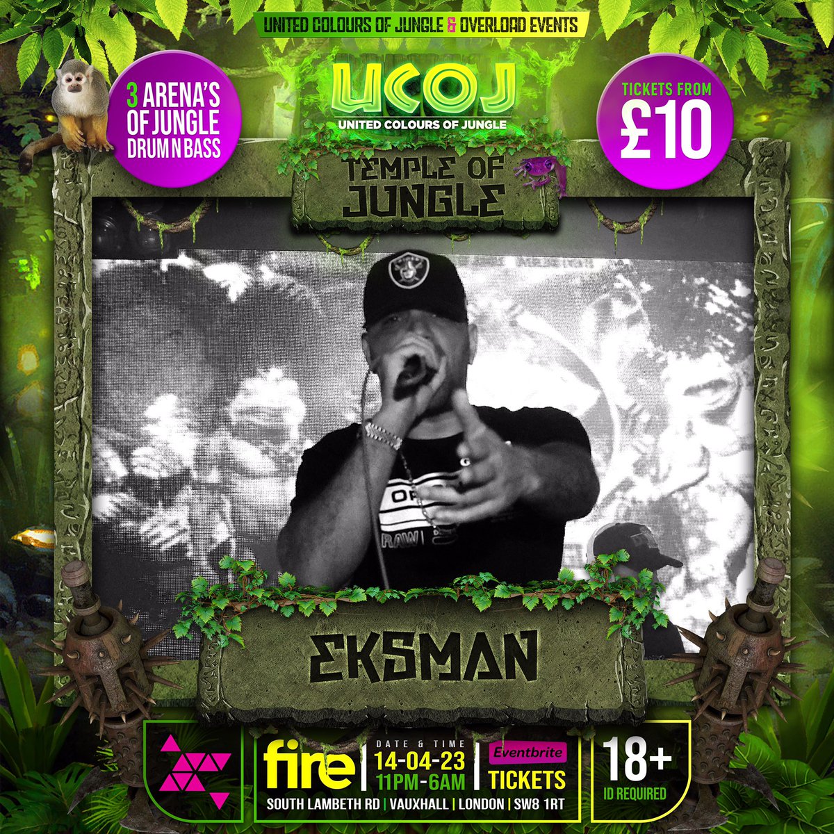 UTDCOLOURS's tweet photo. UNDER 3 WEEKS AWAY ⛔️⛔️⛔️

UCOJ : Temple of Jungle 
14/04/22 

Literally can’t wait for these 2 sets in the UNITED DRUMZ ARENA 🔥

@egotrippindnb ft @Eksman_mc  &amp; 
@DJPleasurednb ft @Herbziemc 

Dont Delay , Click the link > https://t.co/uewGjwD2ec https://t.co/0yW65AfiXo