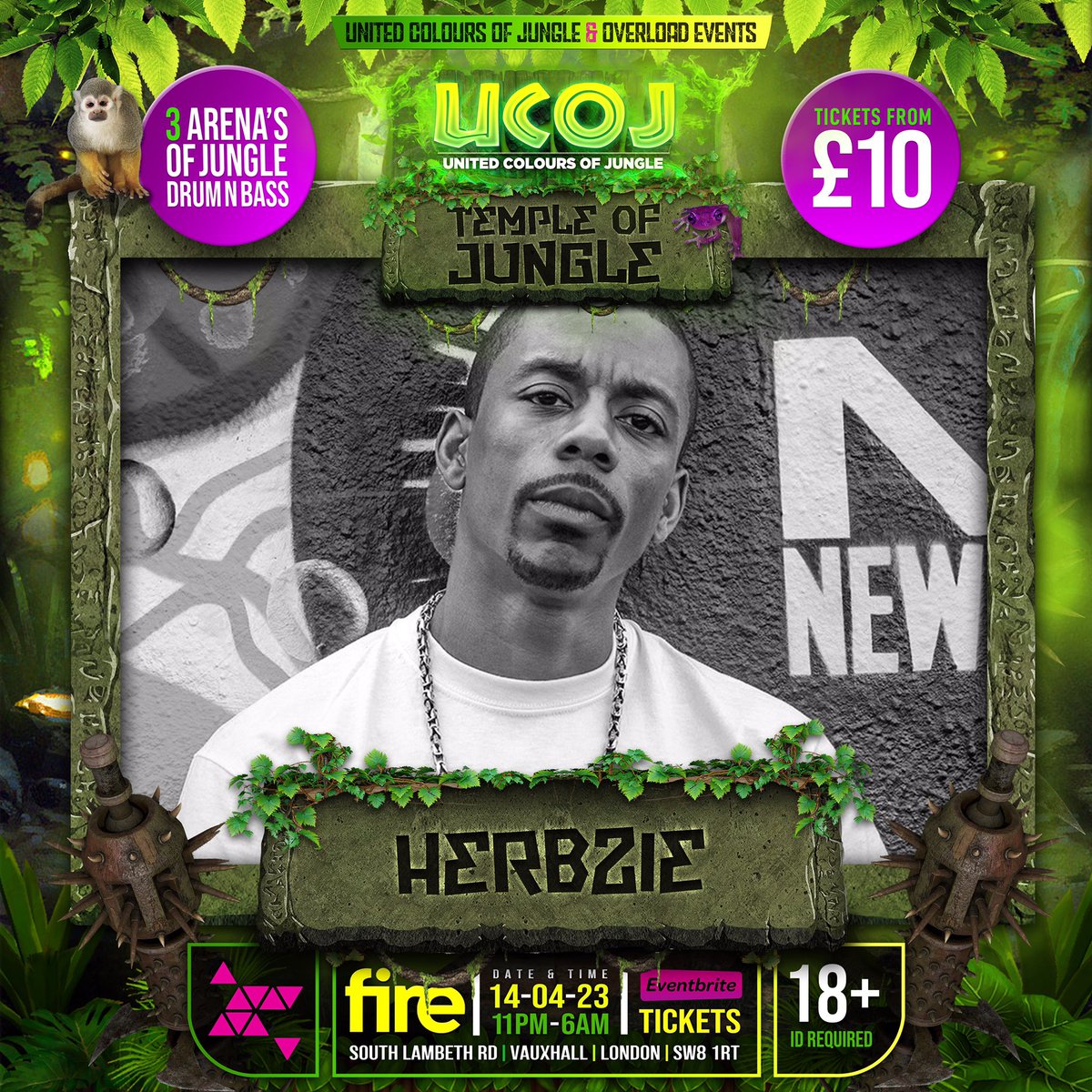 UTDCOLOURS's tweet photo. UNDER 3 WEEKS AWAY ⛔️⛔️⛔️

UCOJ : Temple of Jungle 
14/04/22 

Literally can’t wait for these 2 sets in the UNITED DRUMZ ARENA 🔥

@egotrippindnb ft @Eksman_mc  &amp; 
@DJPleasurednb ft @Herbziemc 

Dont Delay , Click the link > https://t.co/uewGjwD2ec https://t.co/0yW65AfiXo