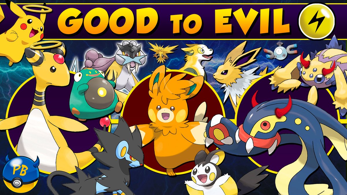 PokeBinge's tweet photo. Check out our new video: Every ELECTRIC TYPE Pokémon: Good to Evil ⚡⚡
https://t.co/ymyEKixH4j https://t.co/Ul5dnuYASt