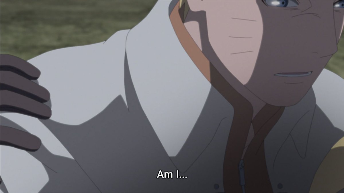 bonamize's tweet photo. They adapted this part faithfully from the manga. One of the rare moments in the manga where the story took its time to showcase Naruto’s emotions, and didn’t gloss over the father and son’s bond. Naruto’s despair and denial were evident in this episode. https://t.co/sw7FjaroVc