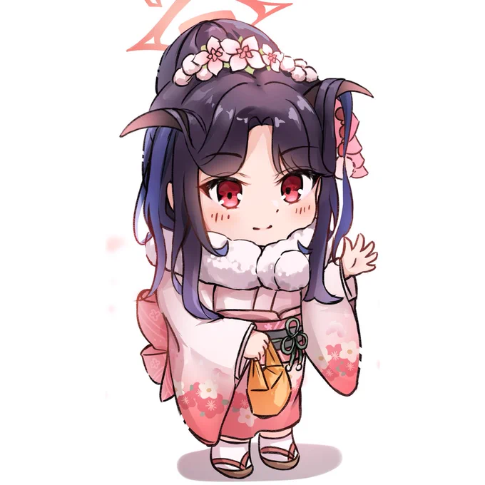 25日 SD正月フウカ#100日チャレンジ  #ブルアカ 