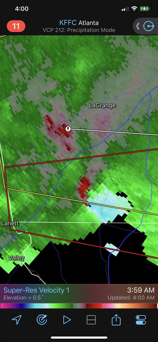 Vegas on Twitter "PDS tornado warning for Pine Mountain, GA. Tracked