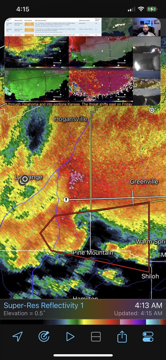 Vegas on Twitter "PDS tornado warning for Pine Mountain, GA. Tracked