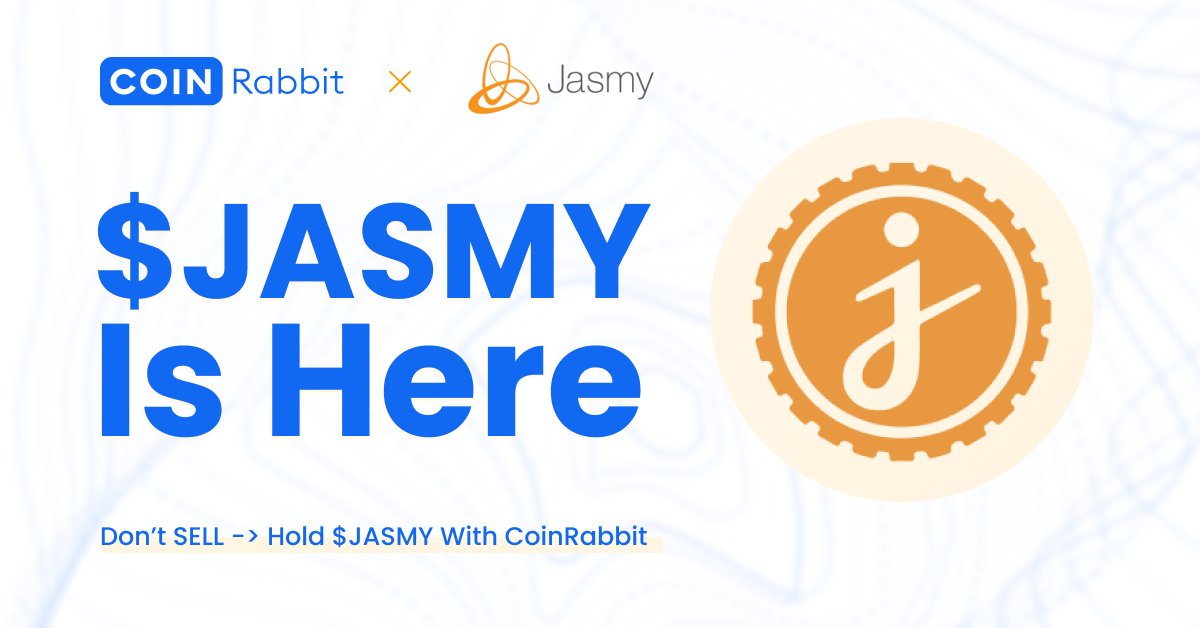 CoinRabbitLoans's tweet photo. What time is it? It's $JASMY time!

We're happy to announce that @JasmyMGT is now available on #CoinRabbit 

Dont't sell your #Jasmy assets to get extra funds. #HODL with CoinRabbit and gain liquidity -> https://t.co/UdzMeRDlkW https://t.co/sV7GkrbtEM