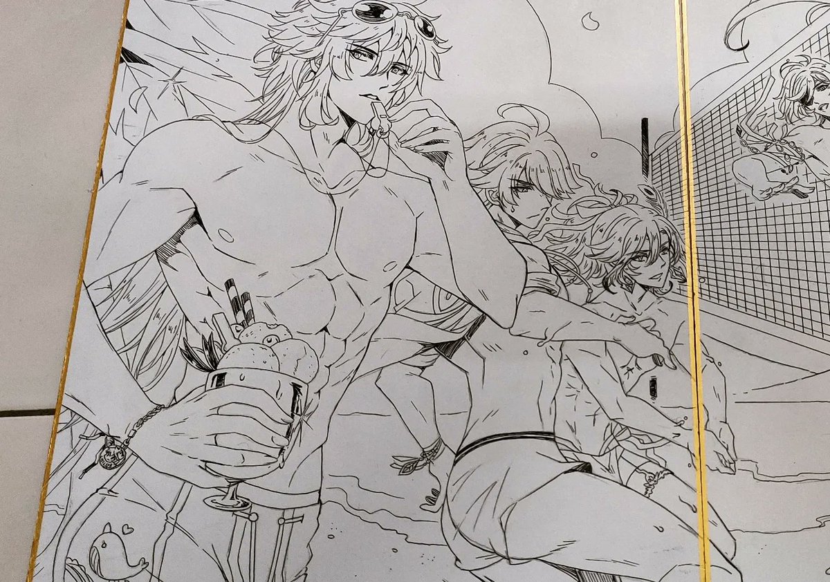 Realized I had to buy black ink, because I can only ink straight lines with black unipins, so requested for deadline to be extended for two days while awaiting black ink to arrive with second ink pen