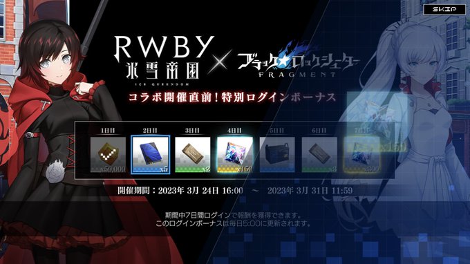 RWBYコラボあちぃ 